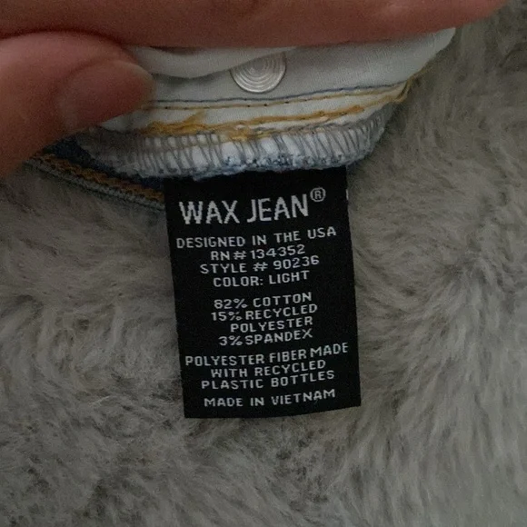 Light Blue Ripped Shorts Size S - Picture 4 of 4